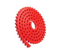 Eawfgtuw Bandes de profilage entraînées par engrenage pour le travail du bois, guides de courbe flexibles pour façonnage réglable, longueur 1 m et 2 m avec espacement des trous de 16 mm, rouge (2 m)