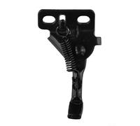 Eawfgtuw Béquille latérale de trottinette électrique pour roues de 20,3 cm et 25,4 cm, support de stationnement en métal, accessoire de jambe de stationnement latéral stable, noir (83 cm)