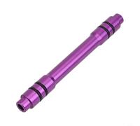 Eawfgtuw Bike QR Adaptateur de moyeu de roue avant 12 mm vers 9 mm pour essieu traversant 100/135/142/148 mm Conversion pour VTT et vélo de route 7075 (12 x 100 à 9 mm violet)