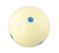 Eawfgtuw Blue Spot Balle de billard pour la pratique, boule d'entraînement à 6 points avec six points, boule d'entraînement de billard en résine 6,2 mm 57,2 mm 170,1 g pour table de billard standard