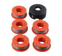 Eawfgtuw Bobine de fil pour débroussailleuse automatique 8 m x 6 mm avec couvercle de base de bobine compatible avec Art 232630 Combitrim ainsi que Easytrim F01680017(C)
