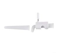 Eawfgtuw Bouilloire à col de cygne - Débit réglable - Noir et blanc - 7 cm - En plastique - Ouverture étroite - Efficacité de l'eau - Blanc