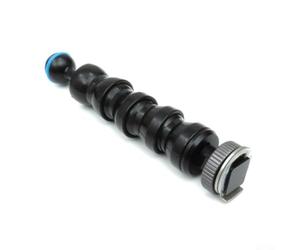 Eawfgtuw Bras d'éclairage pour caméra sous-marine avec rotule et griffe, support flexible col de cygne en acier inoxydable SS316 pour vidéo de plongée, 4/6/8/10 articulations disponibles (4