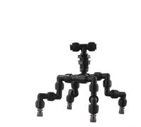 Eawfgtuw Buse de brumisation rotative à 360° pour terrariums de reptiles - Brume fine réglable 3-7, raccord d'humidification en plastique avec couverture à 360°,