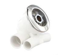 Eawfgtuw Buse de massage pour sortie de piscine, spa, tête rotative pour baignoire et piscine, angle réglable, fonction hydrothérapie, pour plastique durable et