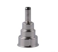 Eawfgtuw Buse de soudage ronde en métal de 9 mm pour chaleur portative compatible avec les modèles 500-2 600-2 630 2310 1910 1810 2010 1610, accessoire argenté durable pour