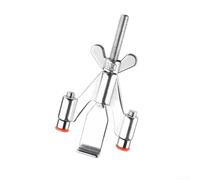 Eawfgtuw Butée de porte portable en acier inoxydable 304 - Barre de sécurité réglable - Bloque porte antivol pour la maison, les voyages et le bureau - Convient aux portes à ouverture vers l'intérieur