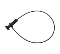 Eawfgtuw Câble antivol pour vélo de montagne et vélo de route, guidon interne pour verrouillage avec câble en acier léger, câble de sécurité antivol de 59 cm, noir (A)