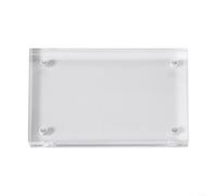 Eawfgtuw Cadre photo double face en acrylique transparent, sans cadre, bloc photo magnétique sans cadre, pour toutes les occasions (6 x 9 cm)