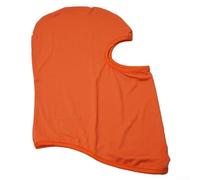 Eawfgtuw Cagoule coupe-vent intégrale pour homme et femme en polyester avec protection du cou pour moto, cyclisme, chasse, course à pied, doublure de casque respirante et écharpe pour (orange)