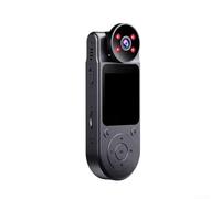 Eawfgtuw Caméra d'action 4K à clipser avec WiFi et pour, enregistreur de vélo compact pour aventures en plein air, mains - Caméra vidéo pour balades en soirée et conférences, noir