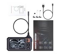 Eawfgtuw Caméra endoscopique industrielle HD 1080P HD - Écran IPS 4,3" 8 lumières LED, lentille courte de 2,7 cm, capture d'image en temps réel, outil d'inspection portable pour usage professionnel