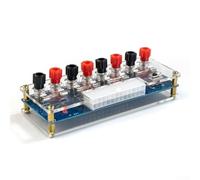 Eawfgtuw Carte adaptateur d'alimentation ATX avec interface USB, module d'alimentation pour ordinateur de bureau 24 broches XH-M229 pour ATX/BTX, 12,8 x 4,8 cm, 4 groupes de tension de sortie, (A)