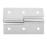 Eawfgtuw Charnières de porte amovibles robustes en acier inoxydable 304 pour un retrait et une installation faciles des portes, armoires et armoires, argent (7,6 cm à droite)