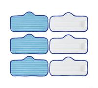 Eawfgtuw Chiffons de nettoyage en microfibre pour nettoyeur vapeur Dupray Neat - Tampons de rechange lavables et réutilisables, chiffons de nettoyage de sol compatibles (6)