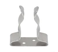 Eawfgtuw Clip de support de crochet de bateau en acier inoxydable 304, support de serrage à ressort marin pour un rangement sécurisé du tube, support de montage poli robuste pour la plupart des