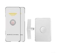 Eawfgtuw Commutateur infrarouge inféré avec bouton poussoir à distance, dispositif de contrôle sans fil ABS pour une lumière facile, charge de 2 heures jusqu'à 100 jours (1-2)