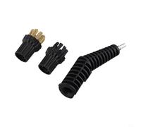 Eawfgtuw Connecteur de buse pour balai vapeur avec tête de brosse en laiton et nylon compatible avec la série X5 pour un nettoyage domestique efficace