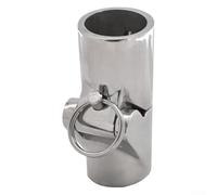 Eawfgtuw Connecteur pivotant pliable en acier inoxydable 316 avec tirette pour anneau, manille de qualité marine pour quincaillerie de yacht, design pliable, finition polie miroir, diamètre intérieur