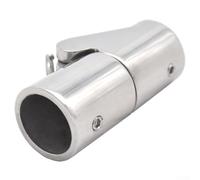 Eawfgtuw Connecteur pivotant pliable en acier inoxydable 316 avec tirette pour anneau, manille de qualité marine pour quincaillerie de yacht, design pliable, finition polie miroir, intérieur de 22 mm