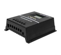 Eawfgtuw Contrôleur de charge solaire MPPT 200 A 12 V/24 V/36 V/48 V avec écran LCD, deux ports USB, dissipateur thermique en alliage d'aluminium, détection automatique de tension, sept