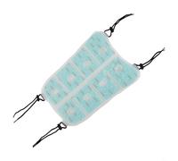 Eawfgtuw Coussin de sac à dos de refroidissement réglable pour l'extérieur, matériau PCM avec insert de gilet de refroidissement dos bleu de 32 x 24 cm pour randonnée, camping, voyage, 250 g