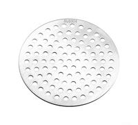 Eawfgtuw Couvercle de vidange de douche en acier inoxydable - Couvercle de filtre de vidange de douche de rechange avec attrape-cheveux, 6 cm à 16 cm - Couvercle amovible pour bonde de douche (12 cm)