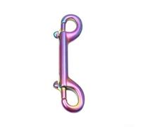 Eawfgtuw Crochet de plongée à double extrémité en acier inoxydable 316 pour ceinture de poids BCD, mousqueton à ressort pour harnais d'animaux de compagnie, artisanat du cuir (100 mm) (115 mm)