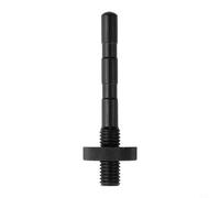 Eawfgtuw Dé à coudre télescopique en alliage d'aluminium, filetage de 8 mm, virole de réparation avec design à double filetage, capuchon noir pour équipement de camping de 6 mm de diamètre