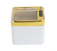 Eawfgtuw Distributeur de cure-dents électrique avec capteur automatique, alimenté par USB pour cure-dents pour comptoir de cuisine, capacité de 250, sans contact (doré)