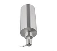 Eawfgtuw Distributeur de savon liquide en acier inoxydable 304 avec pompe pour évier de salle de bain ou de cuisine, lotion rechargeable et flacon de gel douche, antirouille et (550 ml)