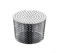 Eawfgtuw Drain de toit de balcon en acier inoxydable anti-blocage pour toit extérieur - Grille de ventilation et de drainage de toit conique pour une utilisation en extérieur (125 mm)