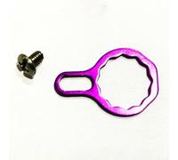 Eawfgtuw Écrou à vis de plaque de verrouillage en métal pour moulinet P3 de marque A/D/S, pièces de rechange pour roue en forme de goutte d'eau, compatible avec bobine de 9 à 12 mm, accessoire de