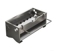 Eawfgtuw Égouttoir de cuisine multifonction en acier au carbone avec porte-éponge compact et tige amovible pour éponges, brosses à récurer, torchons, plateau d'égouttement incliné