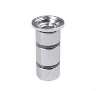 Eawfgtuw Élargisseur de casque pour fourche en carbone, ajusteur en alliage d'aluminium 25,4 à 28,6 mm, alternative à l'écrou étoile avec clé pour suspension de vélo de montagne (50 mm)