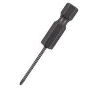 Eawfgtuw Embout de tournevis magnétique de 50 mm, tige hexagonale de 6,35 mm, alliage d'acier PH00 PH0 PH1 PH2 pour perceuses électriques et manuelles (PH00 x 50 x 1,6)