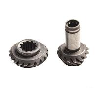 Eawfgtuw Engrenage de débroussailleuse en acier à haute teneur en carbone 7/9 dents pour arbre d'entraînement de débroussailleuse, tondeuse à gazon pour débroussailleuse, pièces de rechange, noir, 31