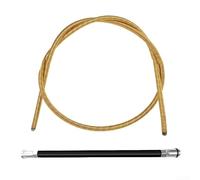 Eawfgtuw Ensemble d'arbre d'entraînement, manchon de transmission de fil d'arbre flexible pour ponceuse à cloison sèche 7800 7801 avec couvercle de protection avec composants en alliage d'aluminium (1