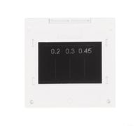 Eawfgtuw Ensemble de grille de diffraction optique 50 x 50 mm, y compris une seule fente, une double fente, une triple fente et un motif d'interférence circulaire, adapté pour les expériences
