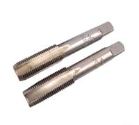 Eawfgtuw Ensemble de tarauds et filières en acier rapide HSS M14 x 1,25 mm, tarauds à droite et tarauds avec matrice assortie, kit d'outils de filetage 3 pièces pour le travail des métaux