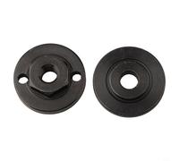 Eawfgtuw Ensemble d'écrous à bride extérieure hexagonale M10 100 mm avec plaque de pression 20/22/22,2 mm pour une meilleure compatibilité et une installation polyvalente de lame (M10 + 22,2 mm)