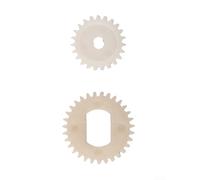 Eawfgtuw Ensemble d'engrenages de transmission en plastique pour moulinet de lancer d'appât - Pièces de rechange compatibles avec Zeorshis première deuxième troisième génération - 20 mm et 15 mm de
