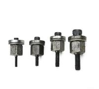 Eawfgtuw Ensemble d'outils de rivetage en acier pour tête de réglage d'écrou de rivet, compatible avec M5 M6 M8 M10, pièces de riveteuse manuelles, insert fileté, kit d'installation manuel (-M4-M5-M6)