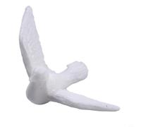 Eawfgtuw Figurine de pigeon miniature en résine pour bricolage et travaux manuels, petite statue de jardin pour décoration de maison de poupée, dioramas et scènes blanches extérieures