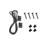 Eawfgtuw Filet de rangement élastique pour camping-car - Sangle de sécurité anti-chute - Support de poche en maille - Système de barrière pour caravane