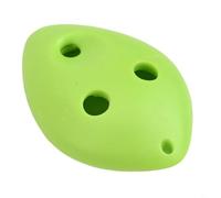 Eawfgtuw Flûte à ocarina à 6 trous en clé do soprano en plastique pour débutants, jouet de musique folk léger avec trous de doigts lisses (vert)
