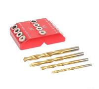 Eawfgtuw Gabarit de guidage d'angle en alliage d'aluminium avec trous fixes de 30 ° 45 ° 90 ° en plusieurs tailles pour un perçage précis incliné ou droit sur poteau en bois (rouge)