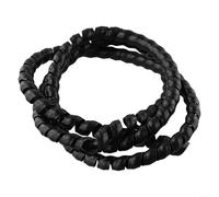 Eawfgtuw Gaine de protection de câble en spirale pour tuyau hydraulique - 1 m de long - En polypropylène - ID 8 à 12 mm - Très résistant à l'abrasion et à l'écrasement - Manchon flexible rétro pour