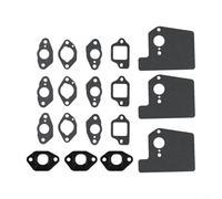 Eawfgtuw Gcv190 pour modèles de moteur 16211zl8000 Diaphragme Power Equipment Pièces de rechange Kit de réparation de joint de carburateur avec isolateur pour extérieur pour Gcv160