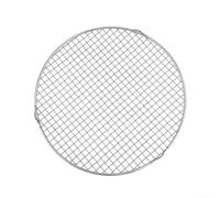 Eawfgtuw Grille de refroidissement ronde en acier inoxydable 201 pour four, cuisson, séchage, cuisson à la vapeur, plusieurs tailles de 13 à 35 cm de diamètre (35 cm)